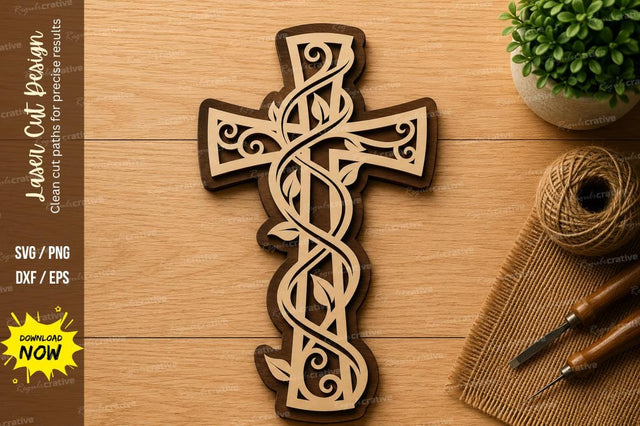 Celtic Cross Laser Cut SVG Design SVG Regulrcrative 