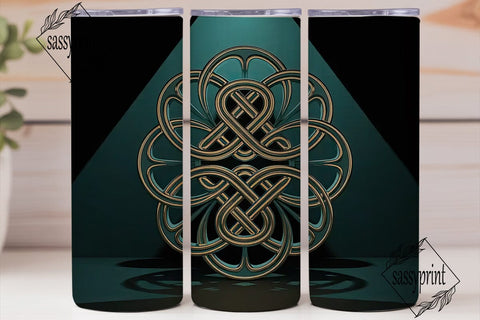 Celtic Knot 20oz Tumbler Wrap Sublimation sassyprint 