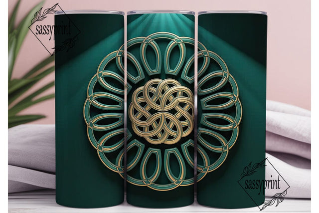 Celtic Knot 20oz Tumbler Wrap Sublimation sassyprint 
