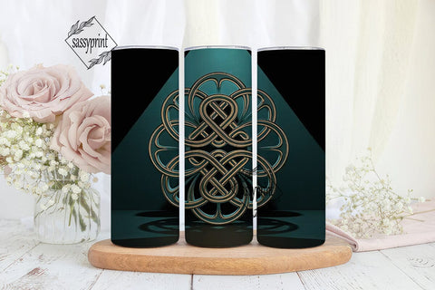 Celtic Knot 20oz Tumbler Wrap Sublimation sassyprint 