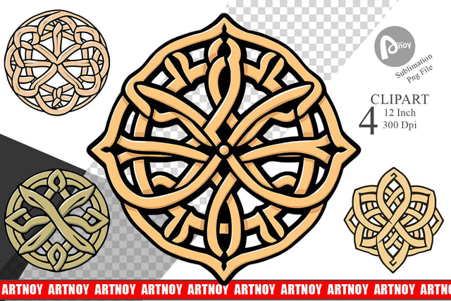 Celtic Knot Clipart Sublimation artnoy 