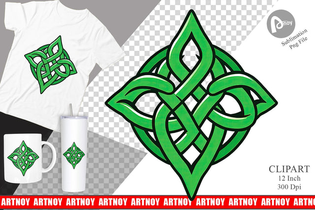 Celtic Knot Clipart Sublimation artnoy 