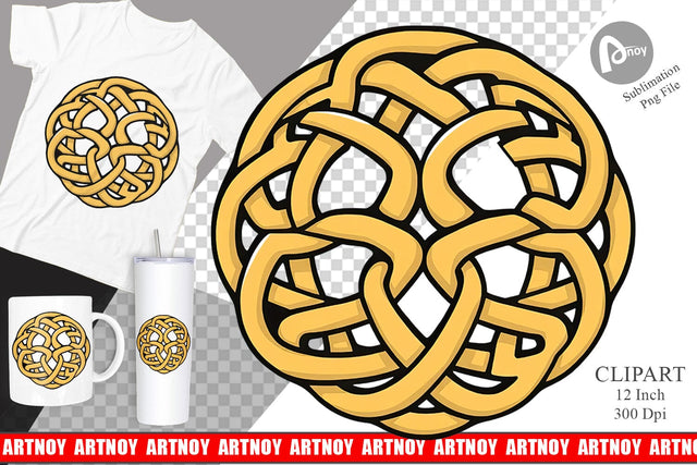 Celtic Knot Clipart Sublimation artnoy 