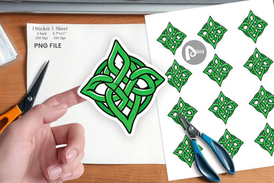 Celtic Knot Sticker Sublimation artnoy 