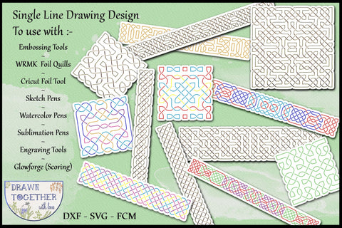 Celtic Knots | Single Line Sketch | Draw Sketch DESIGN DrawnTogether with love 