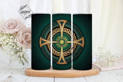 Celtic Knotwork 20oz Tumbler Wrap Sublimation sassyprint 