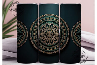 Celtic Knotwork 20oz Tumbler Wrap Sublimation sassyprint 