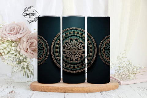 Celtic Knotwork 20oz Tumbler Wrap Sublimation sassyprint 