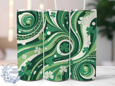 Celtic Lucky Irish Tumbler, Shamrock Tumbler, Stylish 20oz Wrap, Sublimation Design, Trendy Gift Idea, Celtic Wrap, Lucky Irish Tumbler Sublimation ToriDesigns 