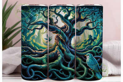 Celtic Tree of Life 20oz Skinny Tumbler Sublimation PixelChick 