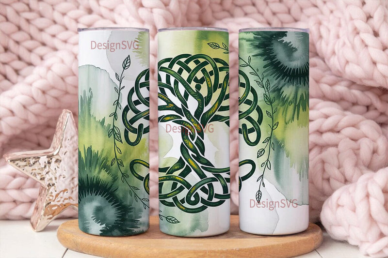 Celtic Tree of Life 20oz Tumbler Wrap Sublimation DesignSVG 