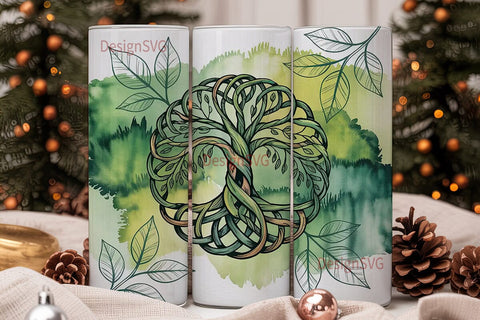Celtic Tree of Life 20oz Tumbler Wrap Sublimation DesignSVG 
