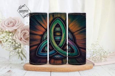 Celtic Triquetra Knot 20oz Tumbler Wrap Sublimation sassyprint 