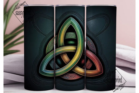 Celtic Triquetra Knot 20oz Tumbler Wrap Sublimation sassyprint 