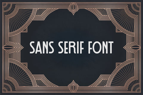 Century Beam Retro Sans Serif Display Typeface Font TonisArtStudio 