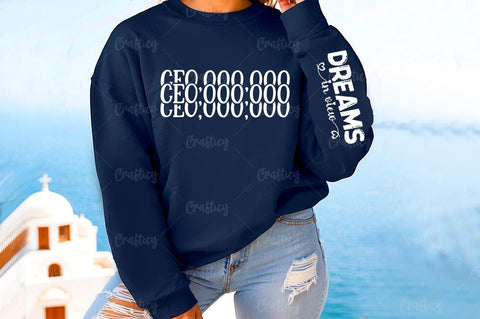CEO 000 000 Sleeve SVG Design SVG Designangry 
