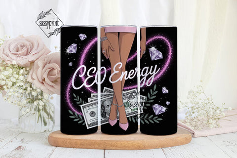 CEO Energy 20oz Tumbler Wrap Sublimation sassyprint 