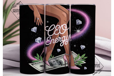 CEO Energy 20oz Tumbler Wrap Sublimation sassyprint 