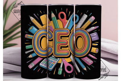 CEO Tumbler Wrap Design Sublimation sassyprint 