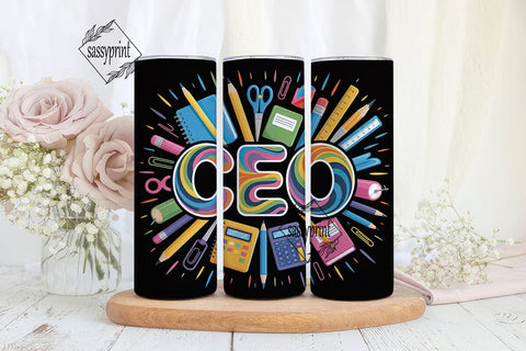 CEO Tumbler Wrap Design Sublimation sassyprint 