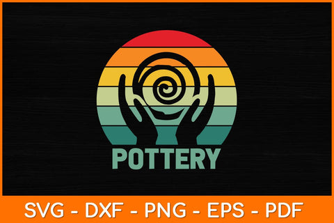 Ceramic Design Vintage Kiln Pottery Svg File SVG artprintfile 