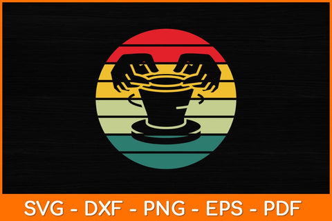 Ceramic Retro Kiln Pottery Svg File SVG artprintfile 