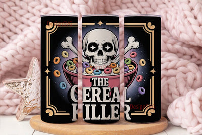 Cereal Killer 20oz Tumbler Wrap Sublimation DesignSVG 