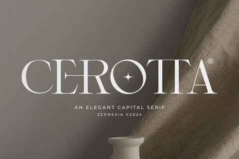 Cerotta Font Zeenesia Std 
