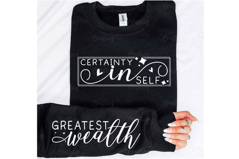 Certainty in self Sleeve SVG Design SVG Designangry 