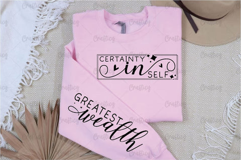 Certainty in self Sleeve SVG Design SVG Designangry 