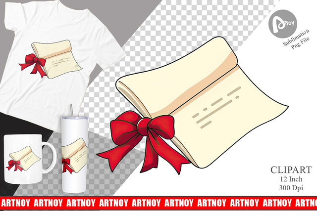 Certificate Clipart Sublimation artnoy 