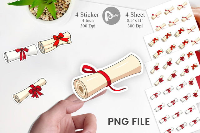 Certificate Sticker Sublimation artnoy 