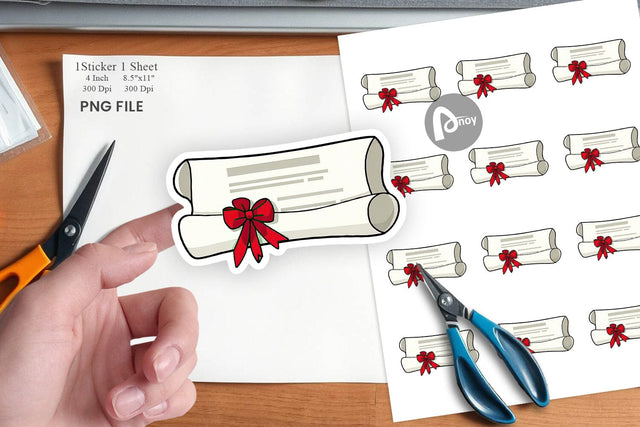 Certificate Sticker Sublimation artnoy 