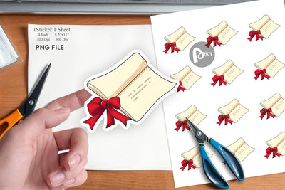 Certificate Sticker Sublimation artnoy 