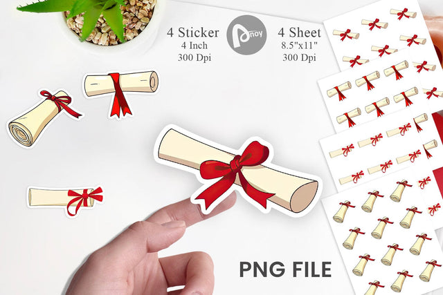 Certificate Sticker Sublimation artnoy 