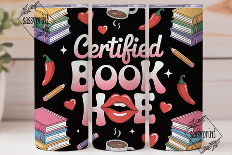 Certified Book Hoe 20oz Tumbler Wrap Sublimation sassyprint 