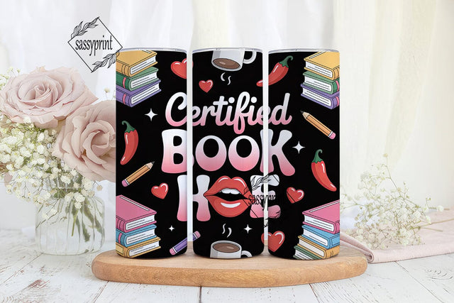 Certified Book Hoe 20oz Tumbler Wrap Sublimation sassyprint 