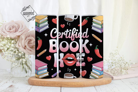 Certified Book Hoe 20oz Tumbler Wrap Sublimation sassyprint 