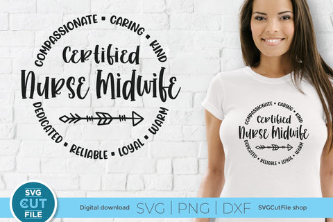 Certified Nurse Midwife svg for Crafters SVG SVG Cut File 