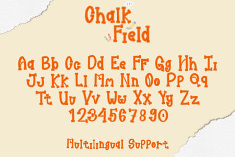 Chalk Field Font Dm Letter Studio 