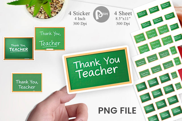 Chalkboard Sticker Sublimation artnoy 