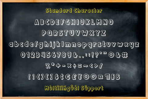 CHALKZONE Font Mozarella 