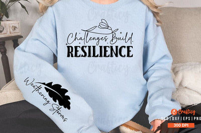 Challenges Build Resilience Sleeve SVG Design SVG Designangry 