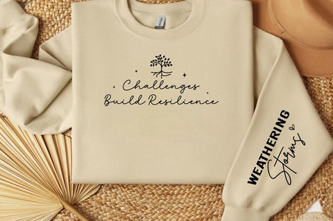Challenges Build Resilience Sleeve Svg Design SVG Designangry 