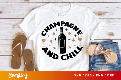 Champagne and child SVG Design SVG Designangry 