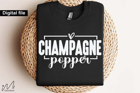 Champagne Popper SVG, New Year Party Celebration Cut File for Cricut SVG Isabella Machell 