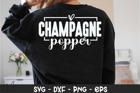 Champagne Popper SVG, New Year Party Celebration Cut File for Cricut SVG Isabella Machell 