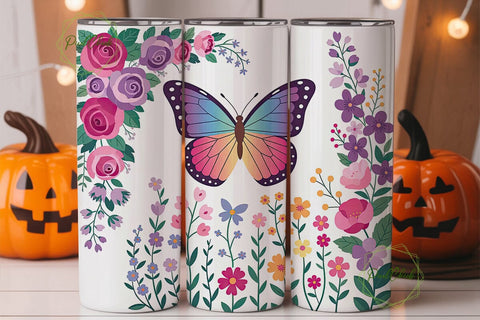 Change Is Beautiful Tumbler Wrap PNG Sublimation PixelChick 