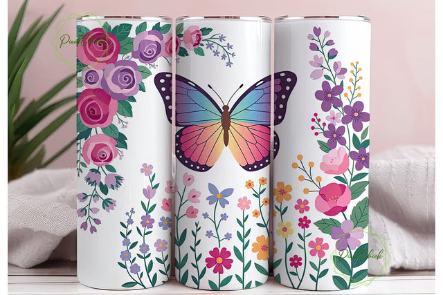 Change Is Beautiful Tumbler Wrap PNG Sublimation PixelChick 