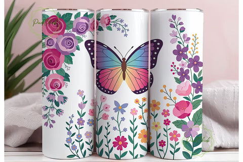 Change Is Beautiful Tumbler Wrap PNG Sublimation PixelChick 